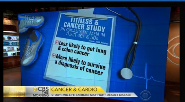 CBS Report on Exercise Cures Cancer